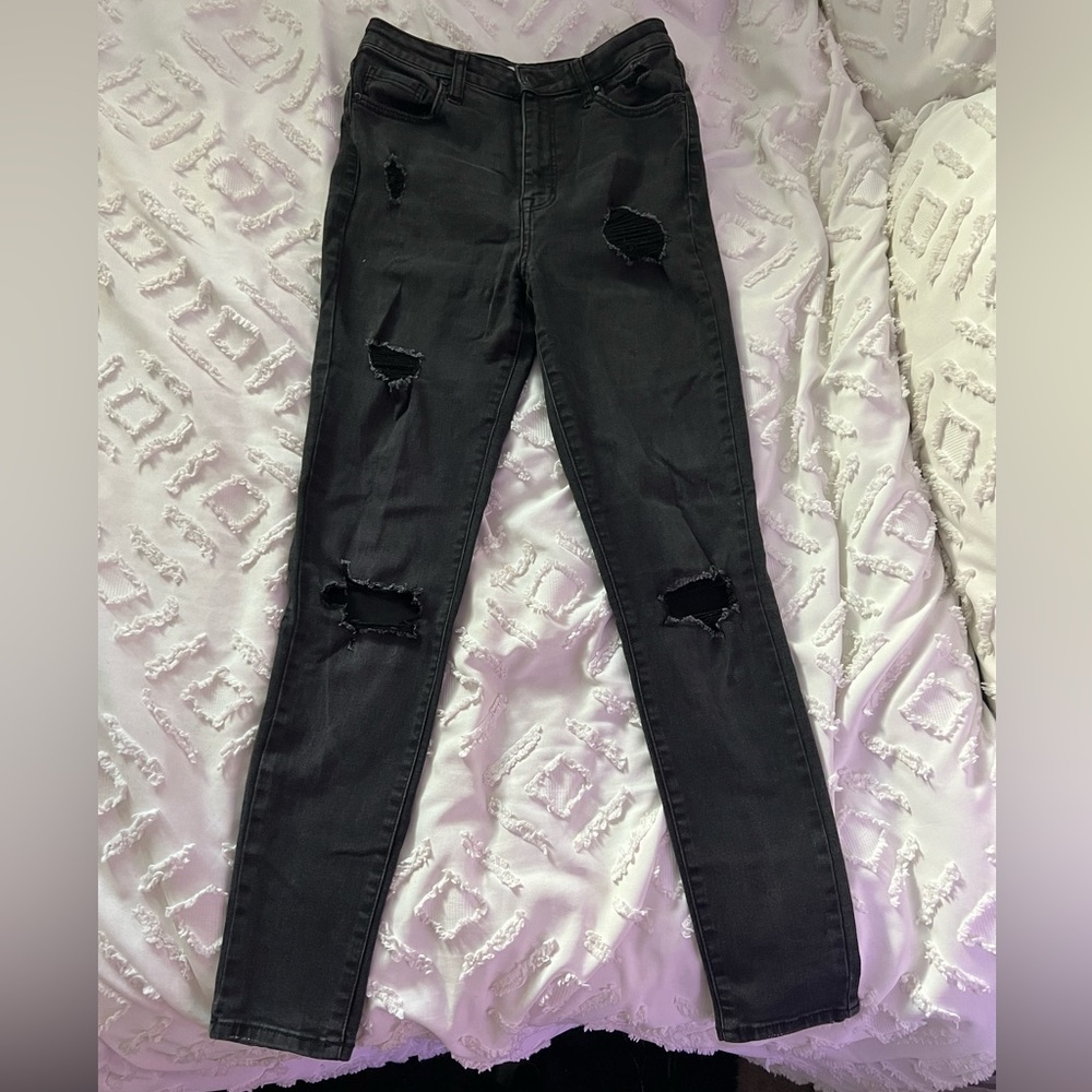 Black Ripped Skinny Jeans